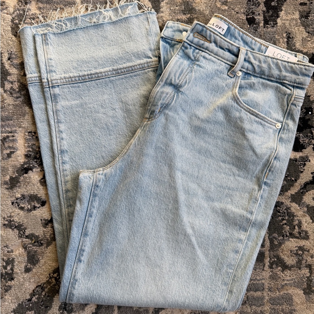 NWT LOFT Soft Blue Denim Jeans